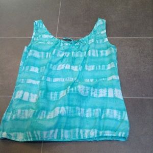 Ann Taylor Loft lightweight cotton/silk summer sleeveless top